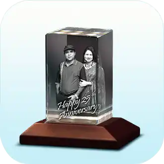 Personalised 3D photo crystals